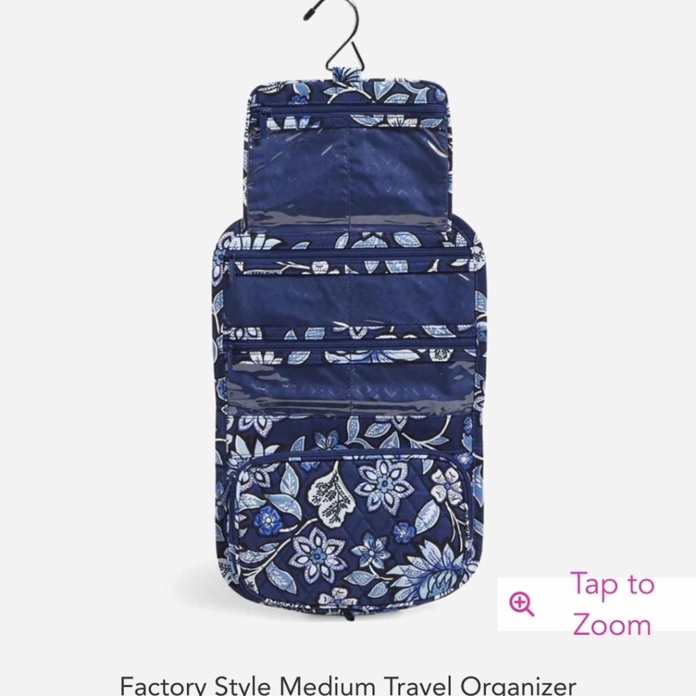 Vera Bradley Factory Style Medium Travel Organizer NWT - Picture 13 of 14